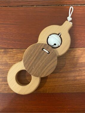Lovevery Play Gym Hanging Wood Bell Replacement Clapper
